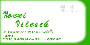 noemi vilcsek business card